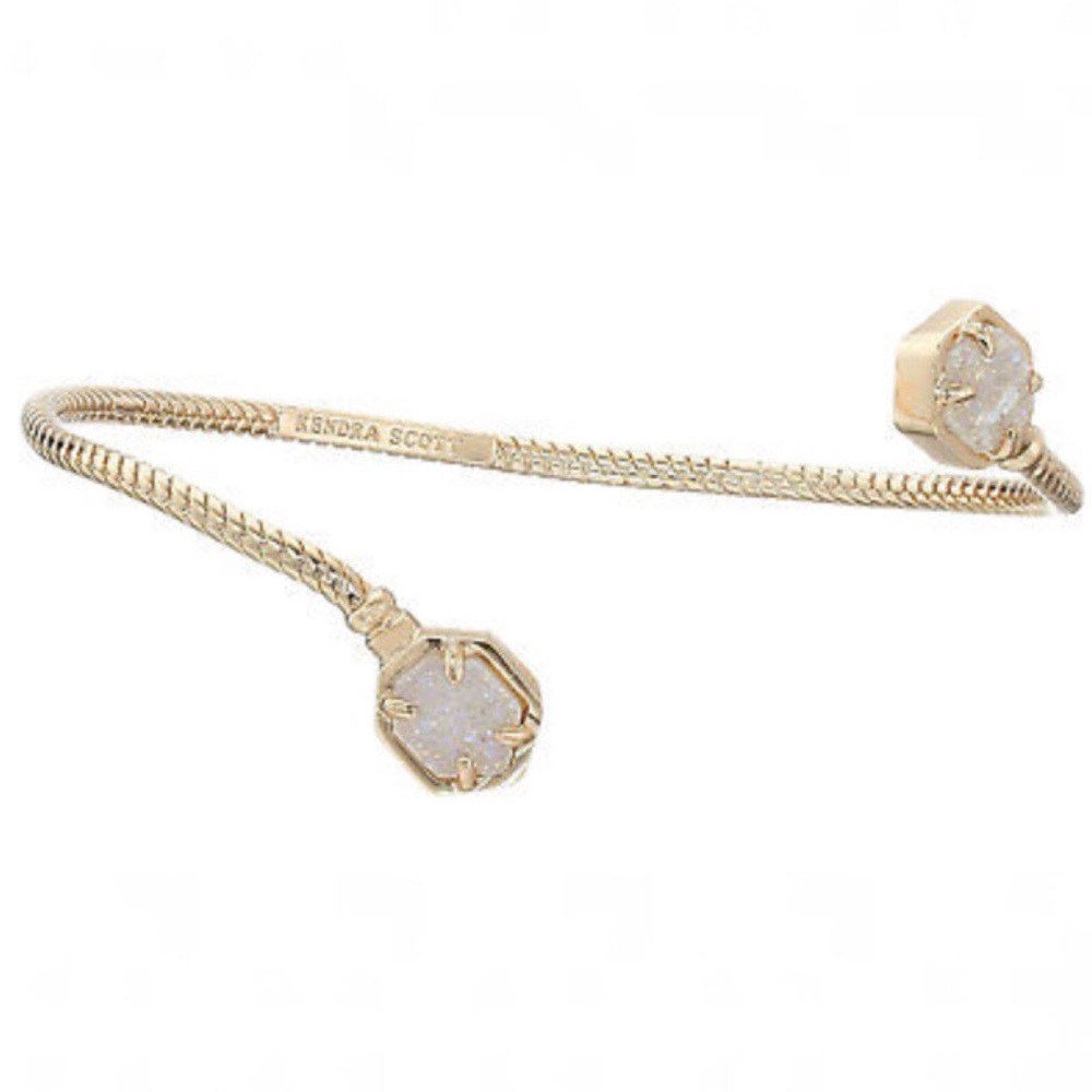 Kendra Scott Iridescent Drusy Jamie Gold Cuff